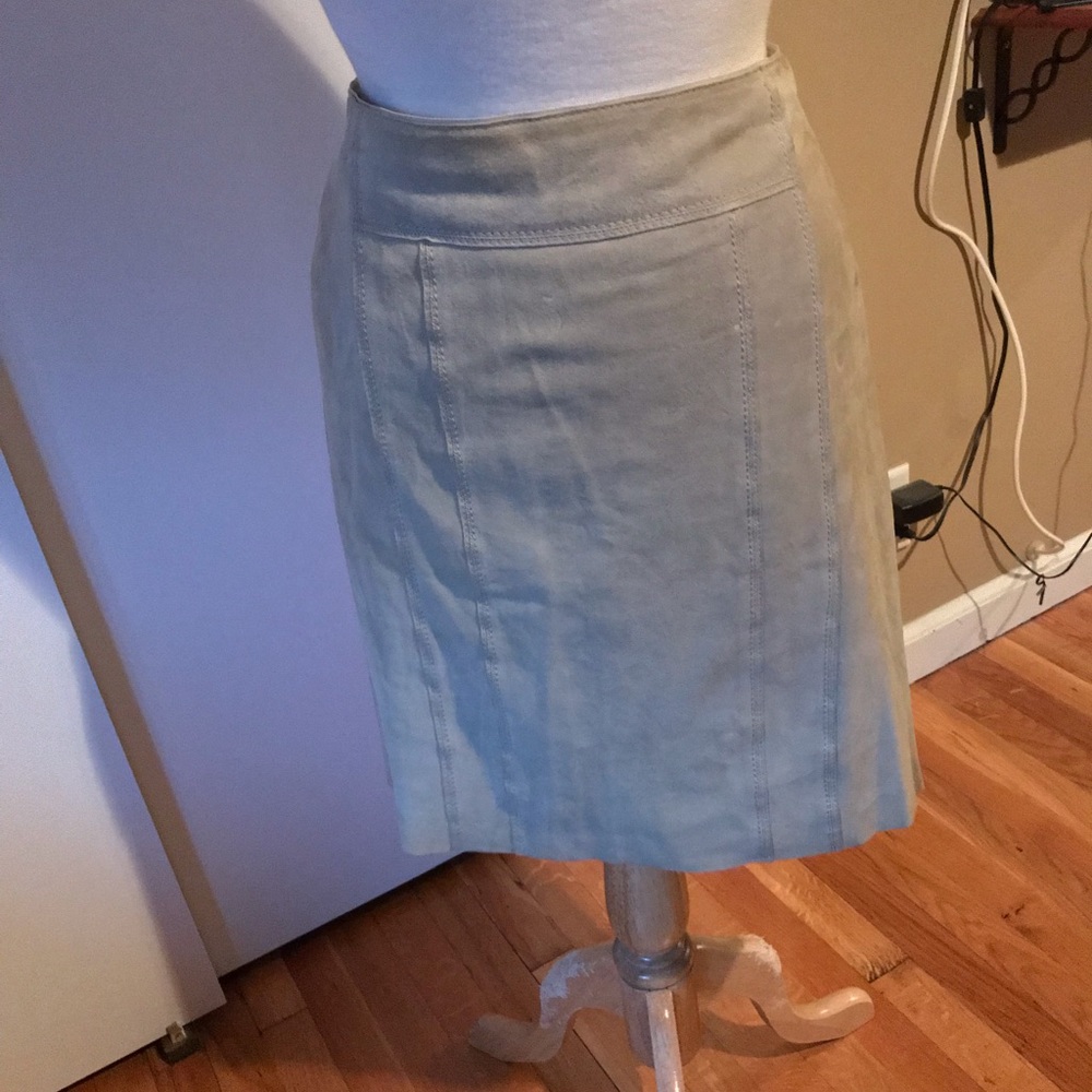 Suede Pencil shirt